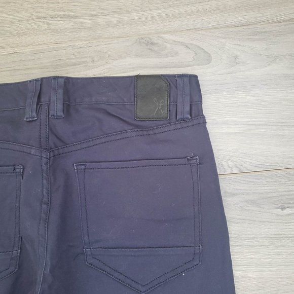 Marc Ecko Men's Straight Leg Slim Fit Trouser Pants Navy Blue Size 32 - Picture 7 of 8